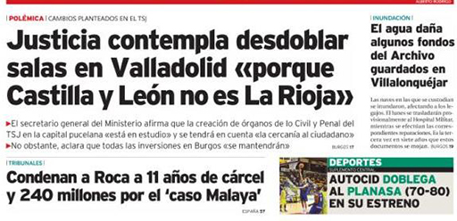 Declaraciones del Secretario General de Justicia