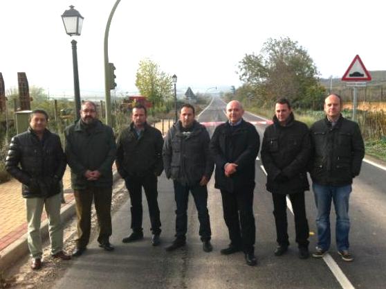 Inauguración de la mejora de la LR-208 en Hormilleja