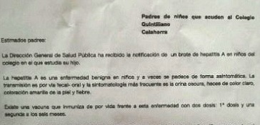 Brote de Hepatitis-A en Calahorra