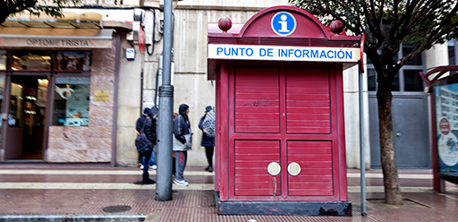 Punto de Información del Servicio de Autobus urbano de Logroño