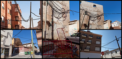Estado actual de la zona de Las Cuatro Esquinas de Calahorra.