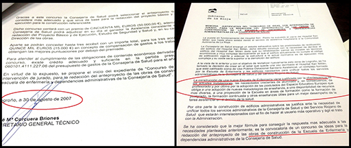 Informe fechado en el año 2007