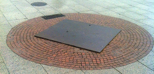 Espacio donde estaba situada la fuente.