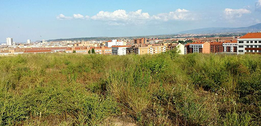 Estado actual del Parque de los Enamorados de Logroño