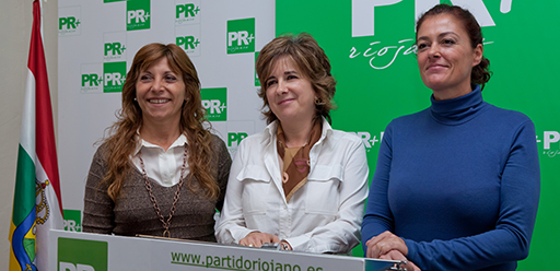 Montse Bañares, Marga Aldama y Natalia Sobrón, PR+