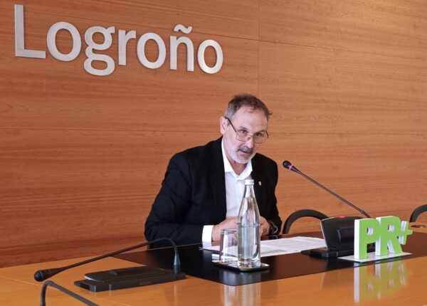 Rubén Antoñanzas en rueda de prensa el jueves 21 de agosto de 2025.